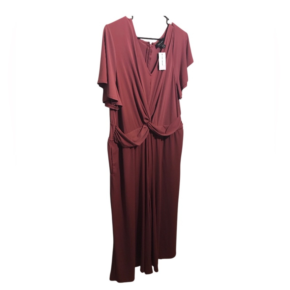 Lane Bryant Mauve Plus Size Jumpsuit Size 18/20 NWT